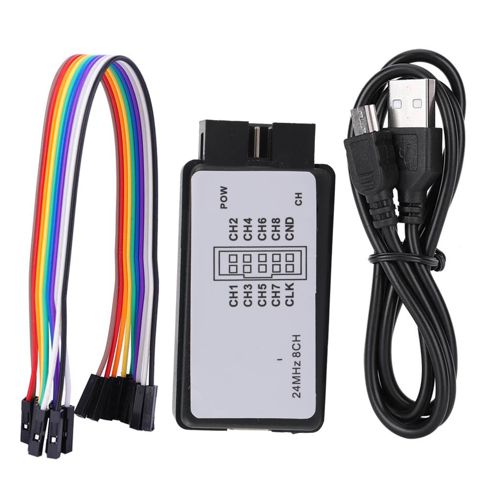 Penganalisis Logika 24MHz USB  - Logic Analyzer Usb ulasan dan harga